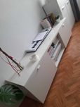 szafka tv pod telewizor komoda biala ikea byäs