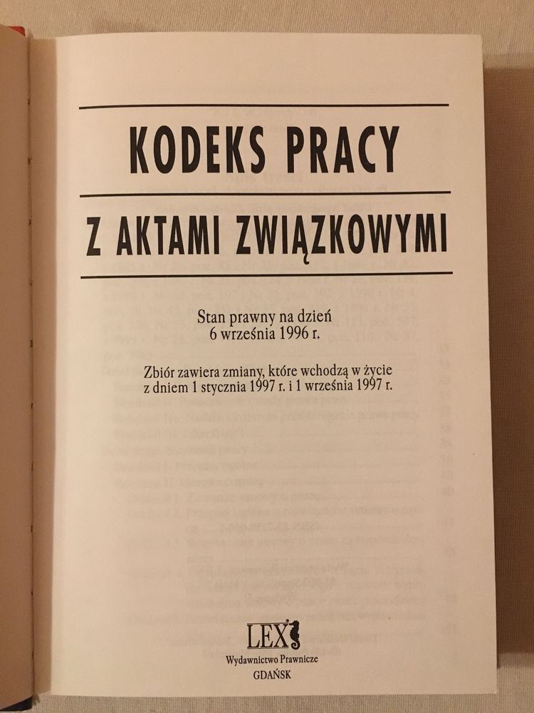 Kodeks pracy z aktami związkowymi