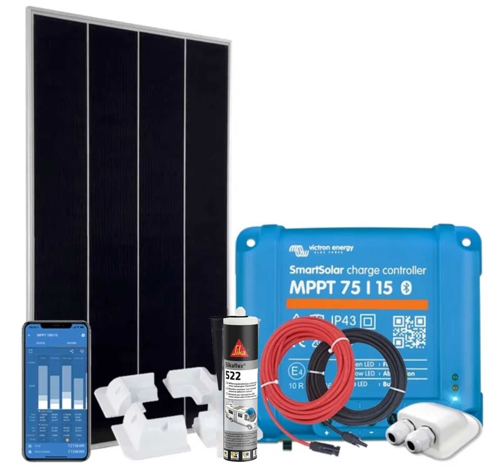 Kit de Energia Solar Victron 175 W com Controlador MPPT