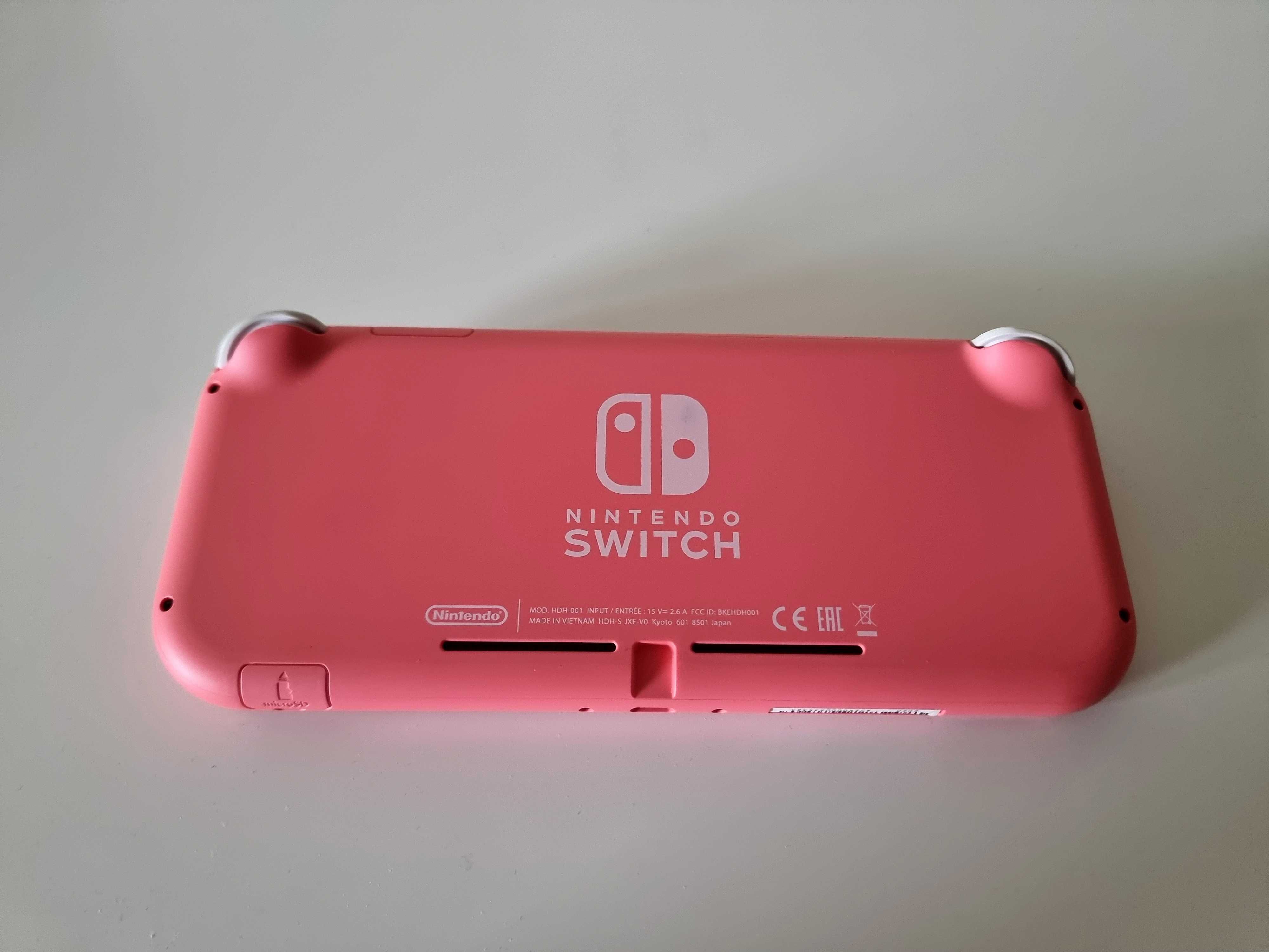 Konsola Nintendo Switch Lite komplet różowa