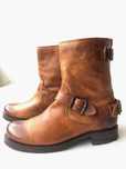 Кожаные сапоги в байкерском стиле Frye (США/Мексика)