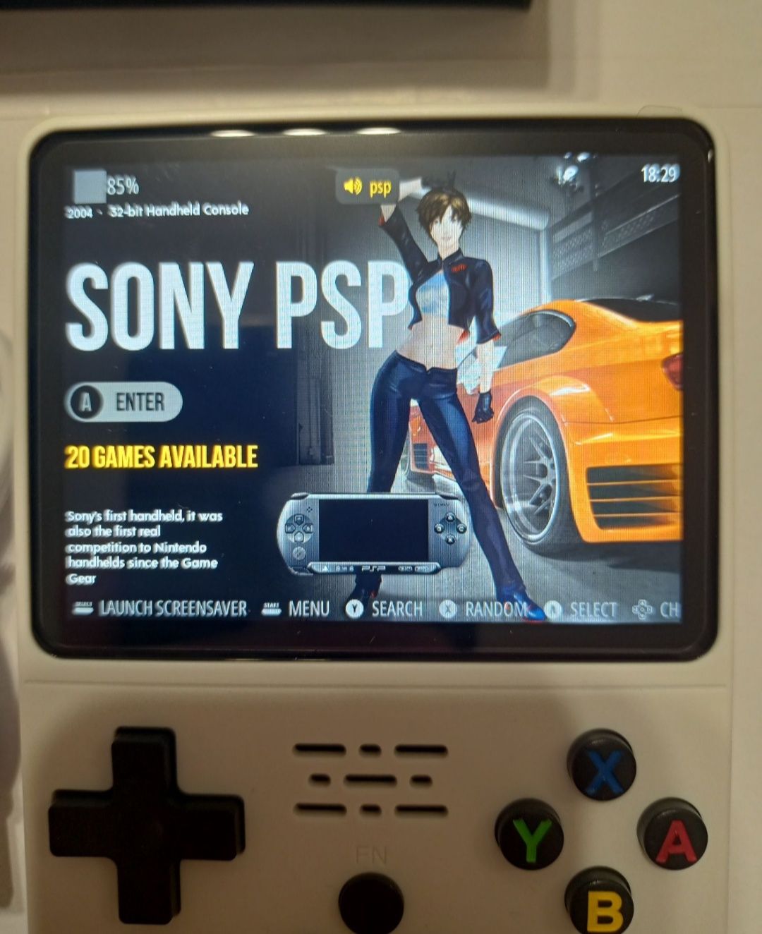 Konsola R36S ArkOS 2.0 oryginał nie emuelec 64Gb 15634 gier PSX NES