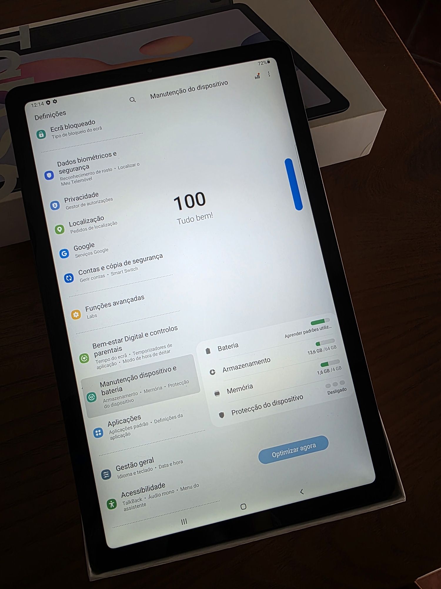 Tablet Samsung S6 Lite 64gB Preto