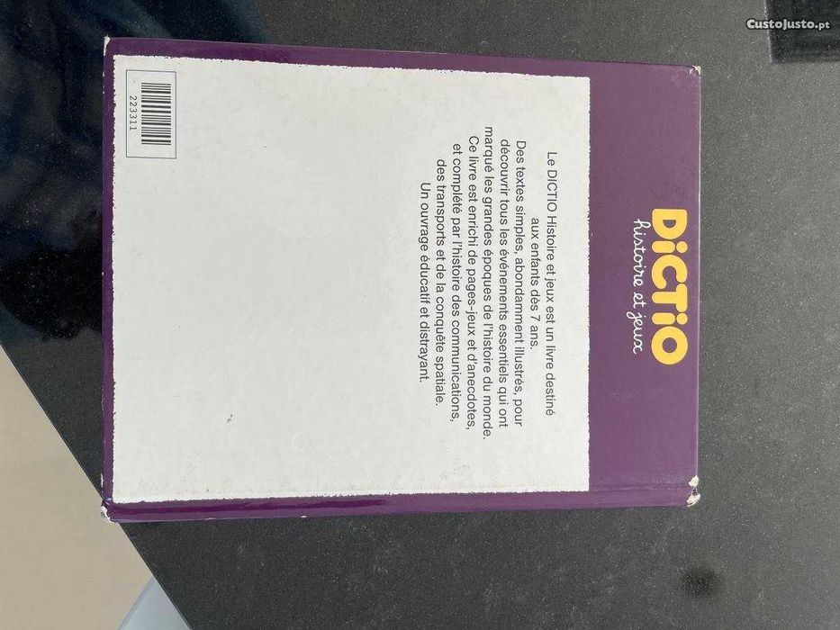 Livro De Dicito De Historia & Jogos Em Francês
