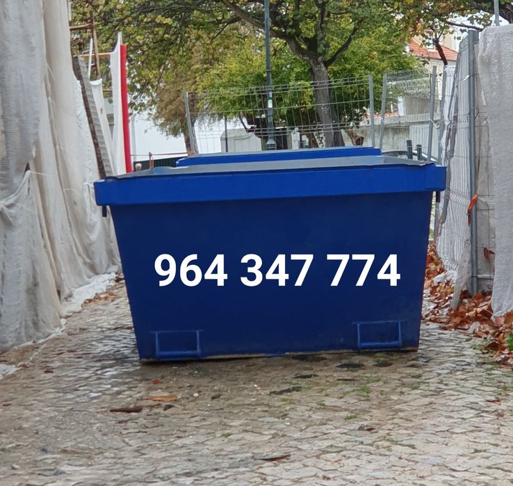 CONTENTORES e carrinhas para recolha de entulho e todo o tipo de lixo