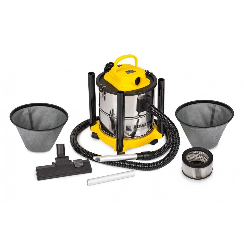 POWERMAT Odkurzacz Przemysłowy Popiołu Kominka Gruzu 2000w PM0497