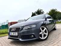 Audi A4 2*Ledy-GF-Panorama-Skóry-Alu18-Navi-Tempomat-SENSOR-KsSerwisowa-1WŁ-DE