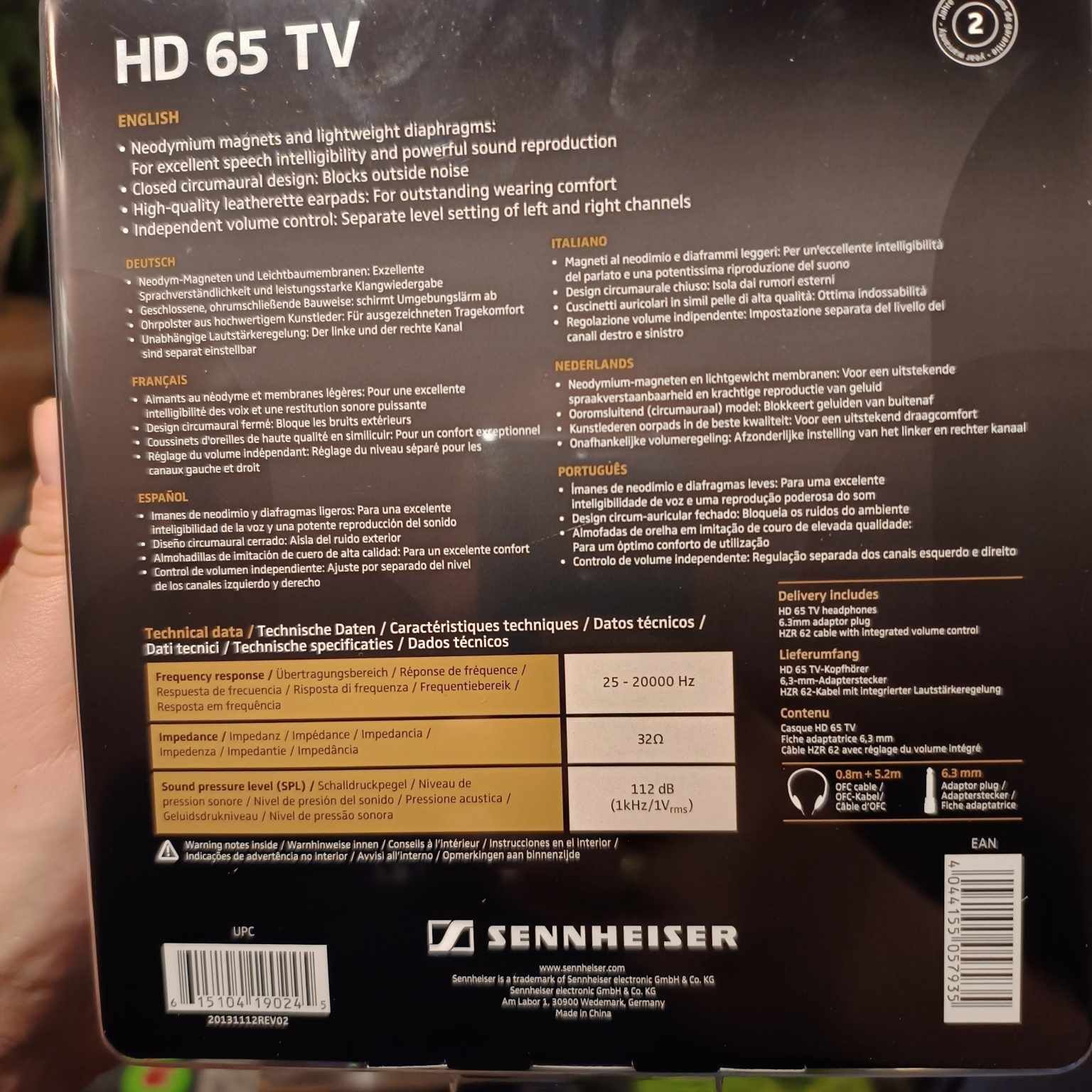 Słuchawki Sennheiser HD65 TV