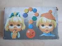 Radziecka zabawka bilard dla dzieci, kolekcjonerska z lat 70-80-tych.