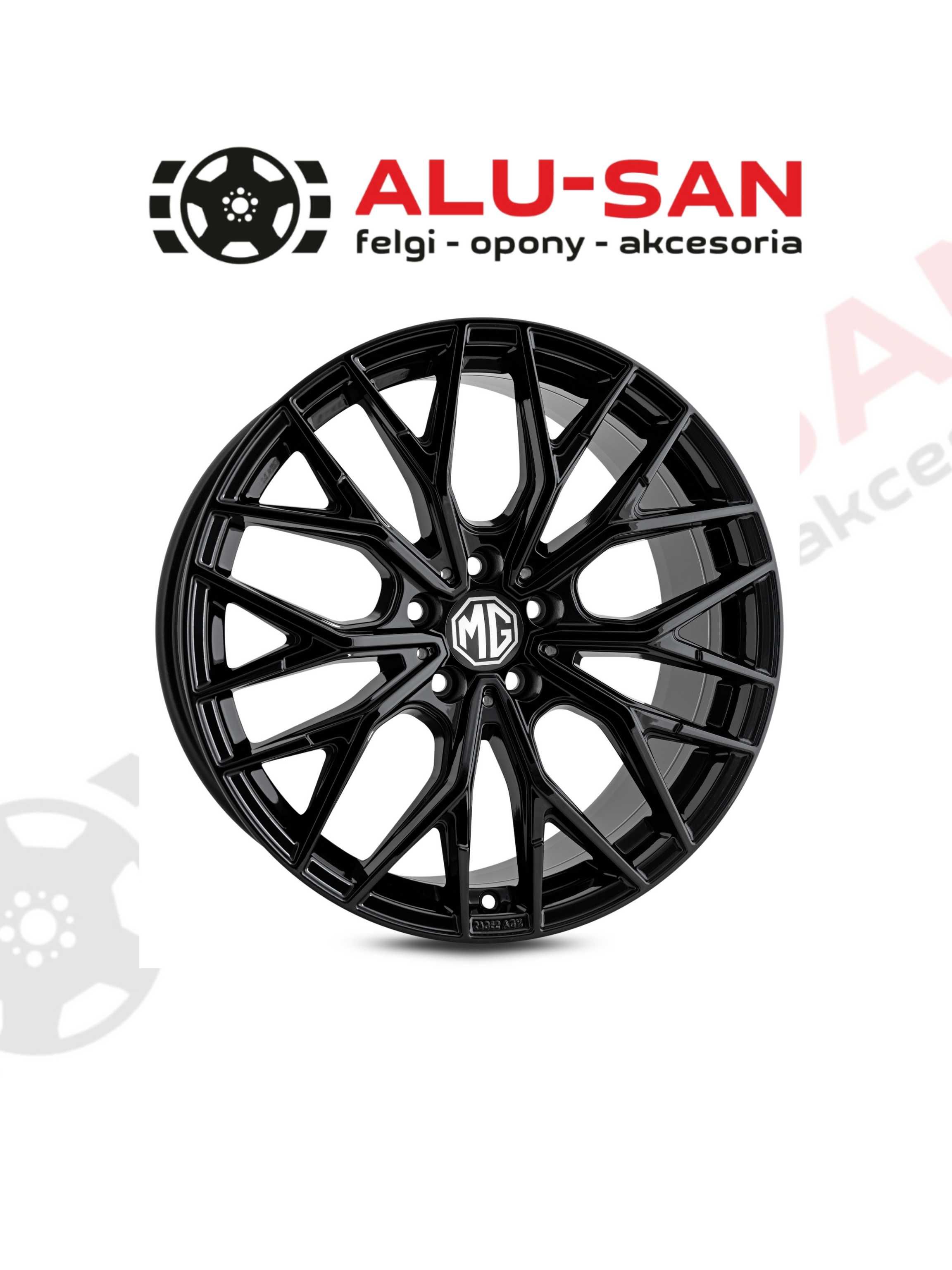 Nowe Alufelgi 18" MG 4 5 ZS EHS HS MG4 MG5 5x112 5x112 Czarny Połysk