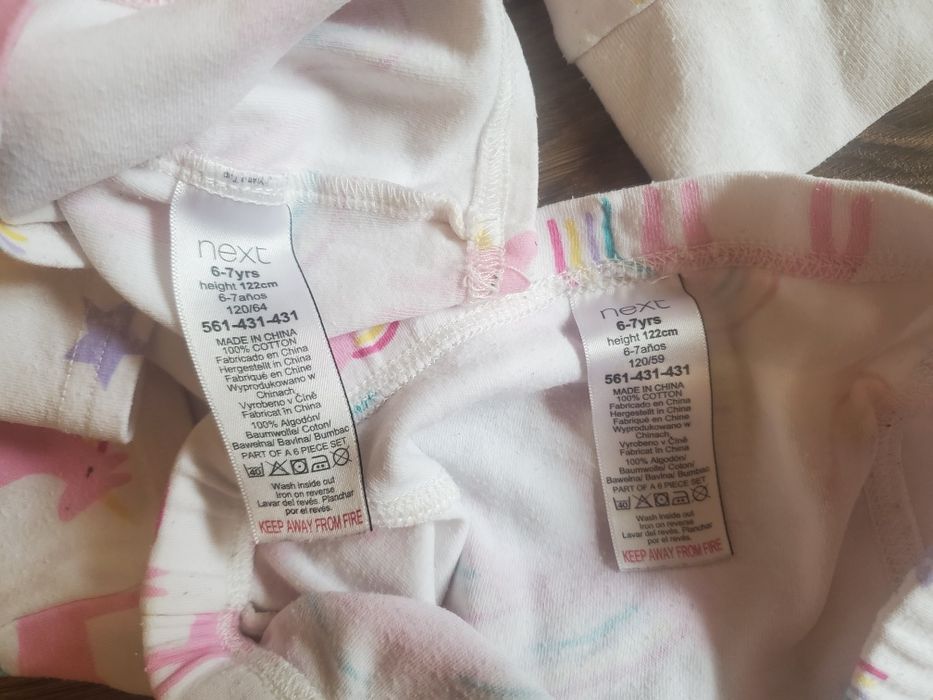 Набір піжама next на 6-7 років 122см