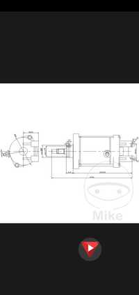 Rozrusznik pegaso 650 Mt 660 Cbr 125 XT 600 Yamaha honda xtz 750