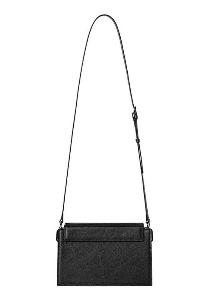 Pages Cork Cross Body Bag Black Ki Lee Czarna Torebka Designerska