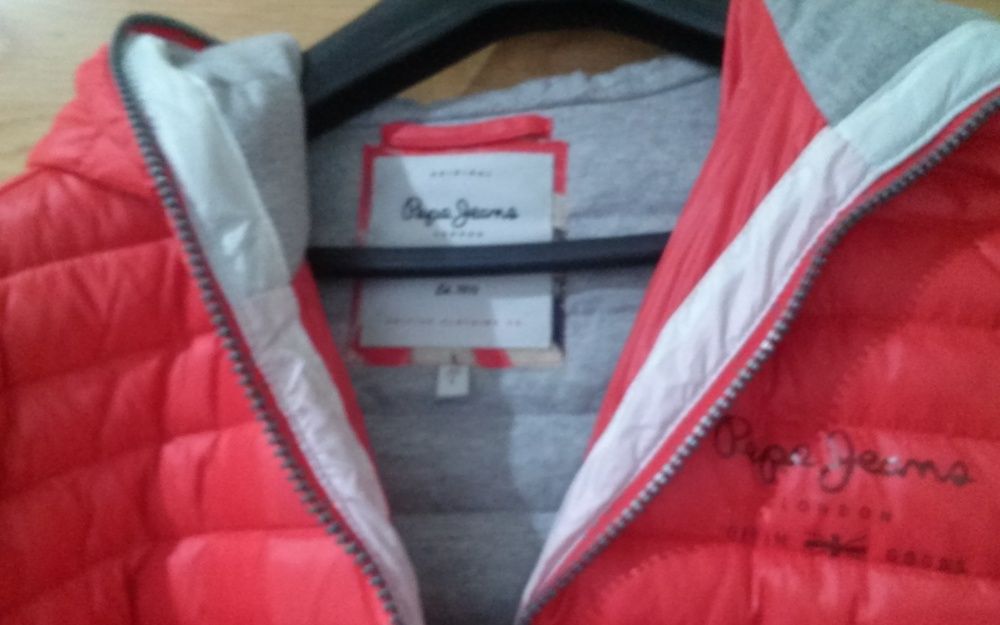 Casacp pepe jeans novo vermelho