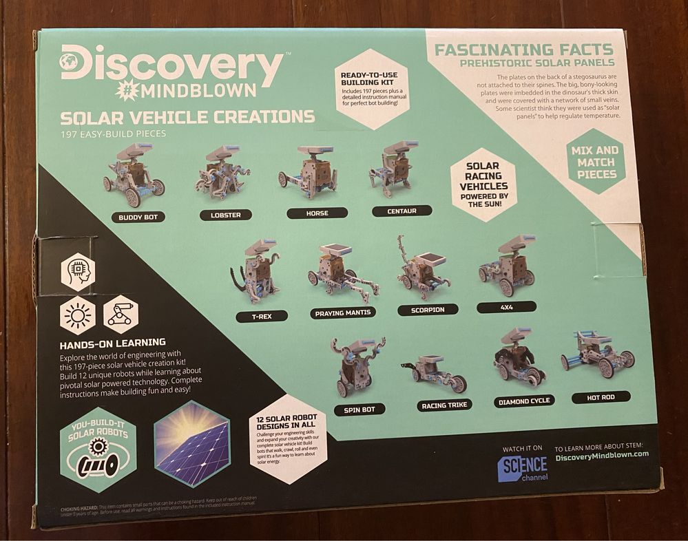 Discovery Veiculo Solar - NOVO NA CAIXA