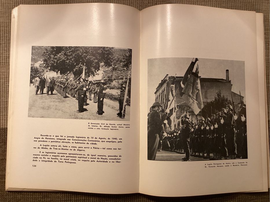 Livro A LEGIÃO PORTUGUESA. Quadragésimo ano da Revolução Nacional.