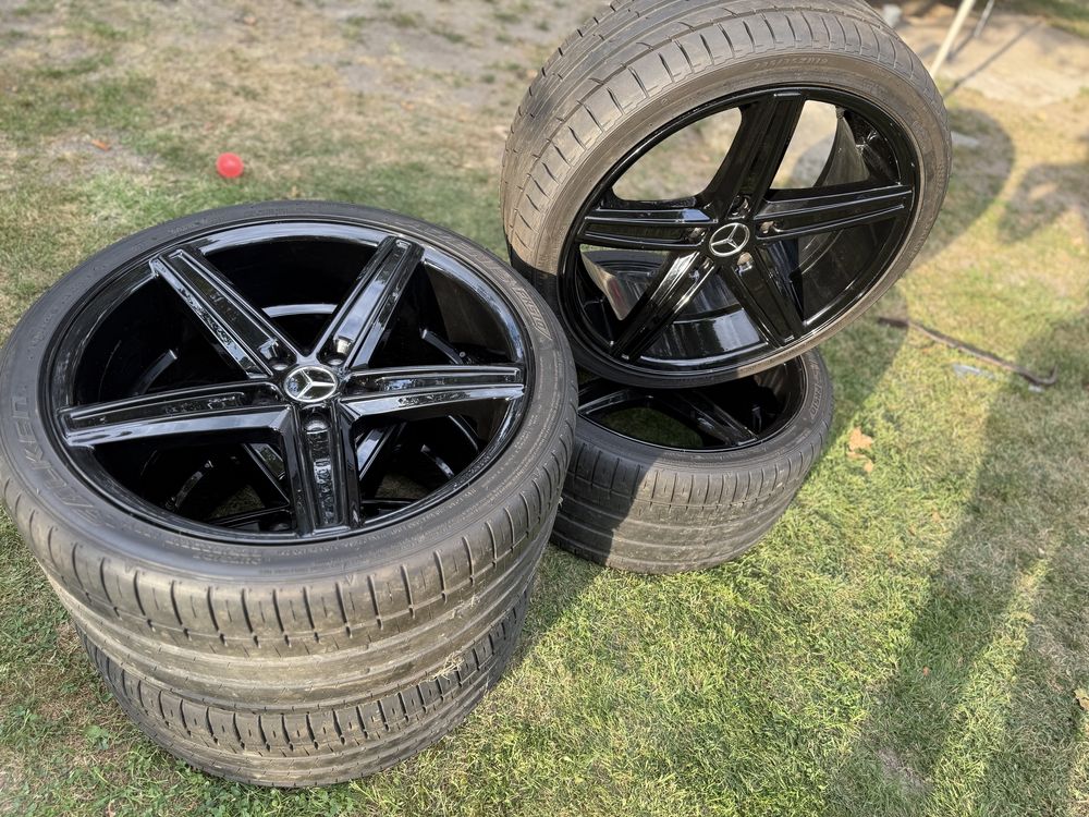 4x MERCEDES 5x 112 8.5 i 9.5 j et 45  Concave !