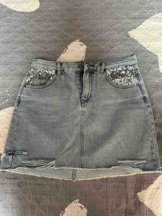 Продам юбку джинсовую  б/у в хорошем состоянии