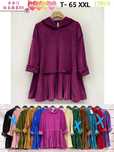 Blusa lilás veludo nova