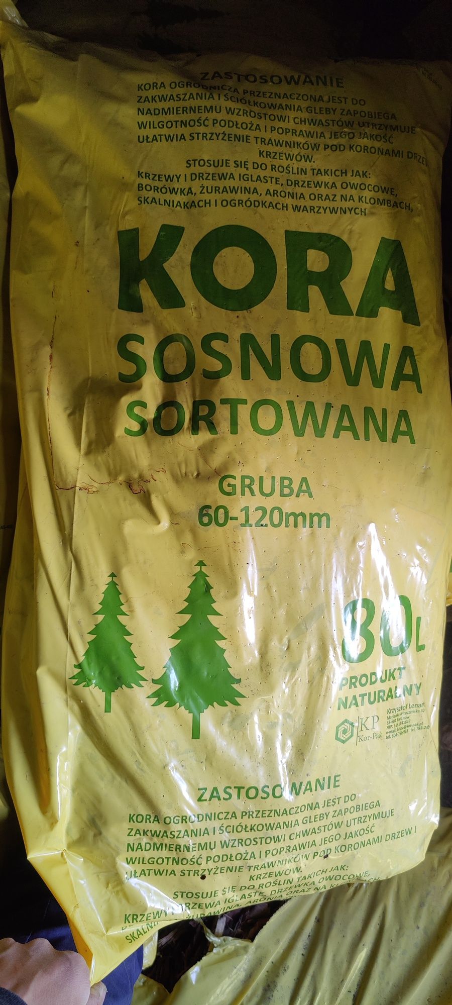 Kora sortowana 80l