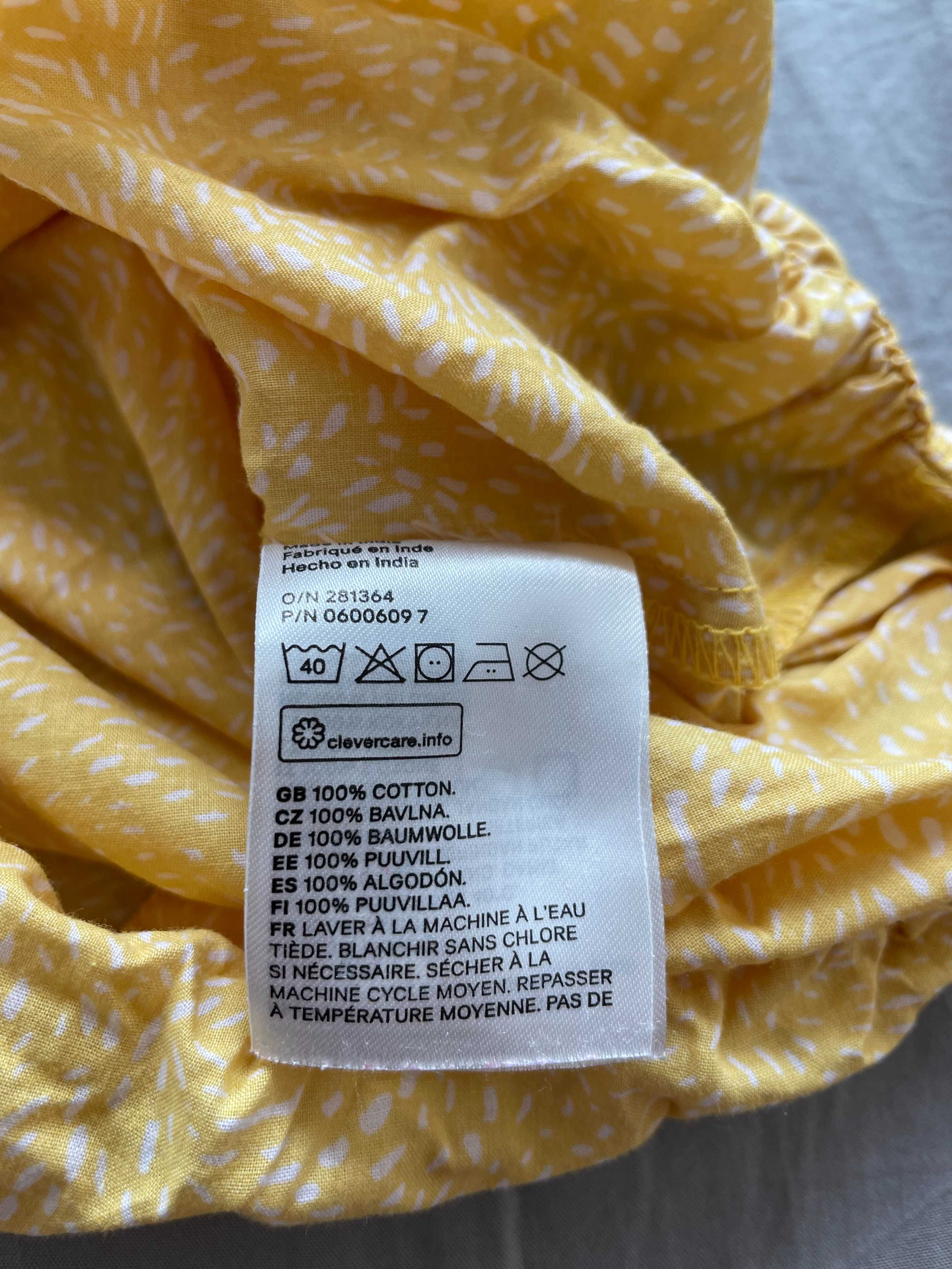 Rampers letni, cienka bawełna, bombka, H&M, 80, 9-12M