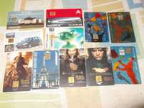 Cartões de telefone
