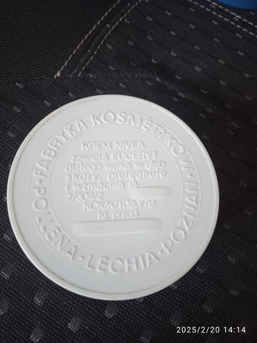 Pudełko Krem Nivea Luksusowy Fabryka Kosmetyków Lechia Poznań Pollena