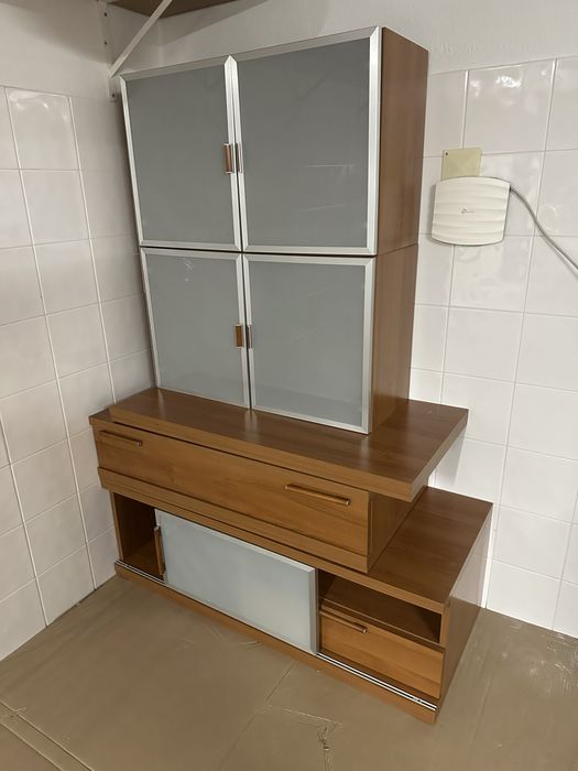 Mobilia sala de estar Cerejeira