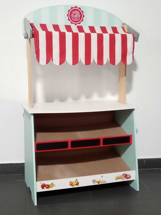 Brinquedo Lidl Lojinha/ Teatro (2 em 1) em Madeira | COMO NOVO