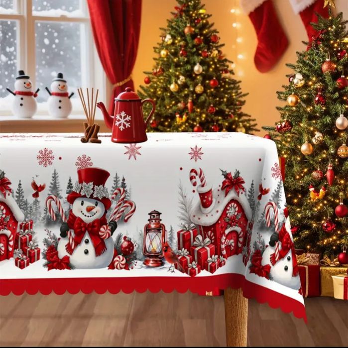 Obrus świąteczny prostokątny 150x220 cm