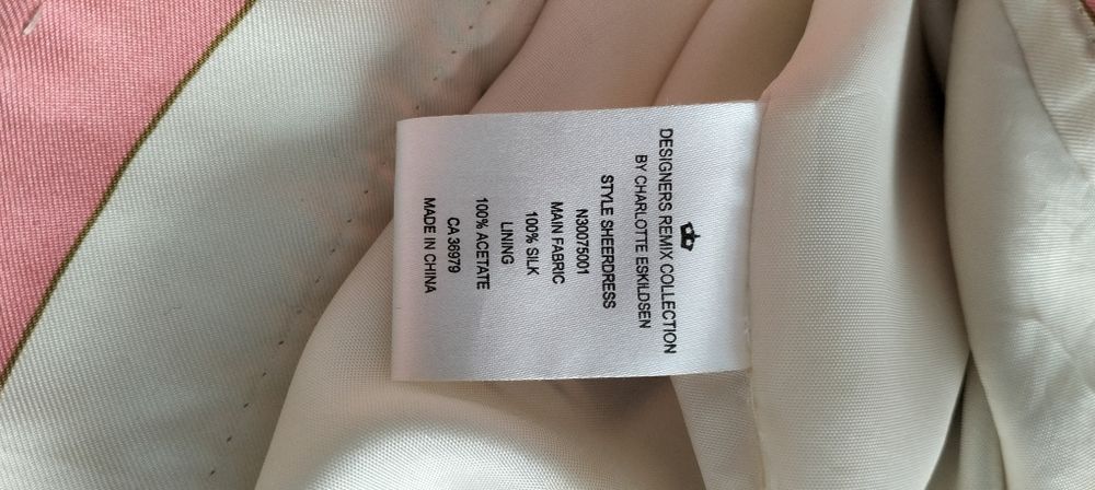 Sukienka jedwabna Designers Remix Collection