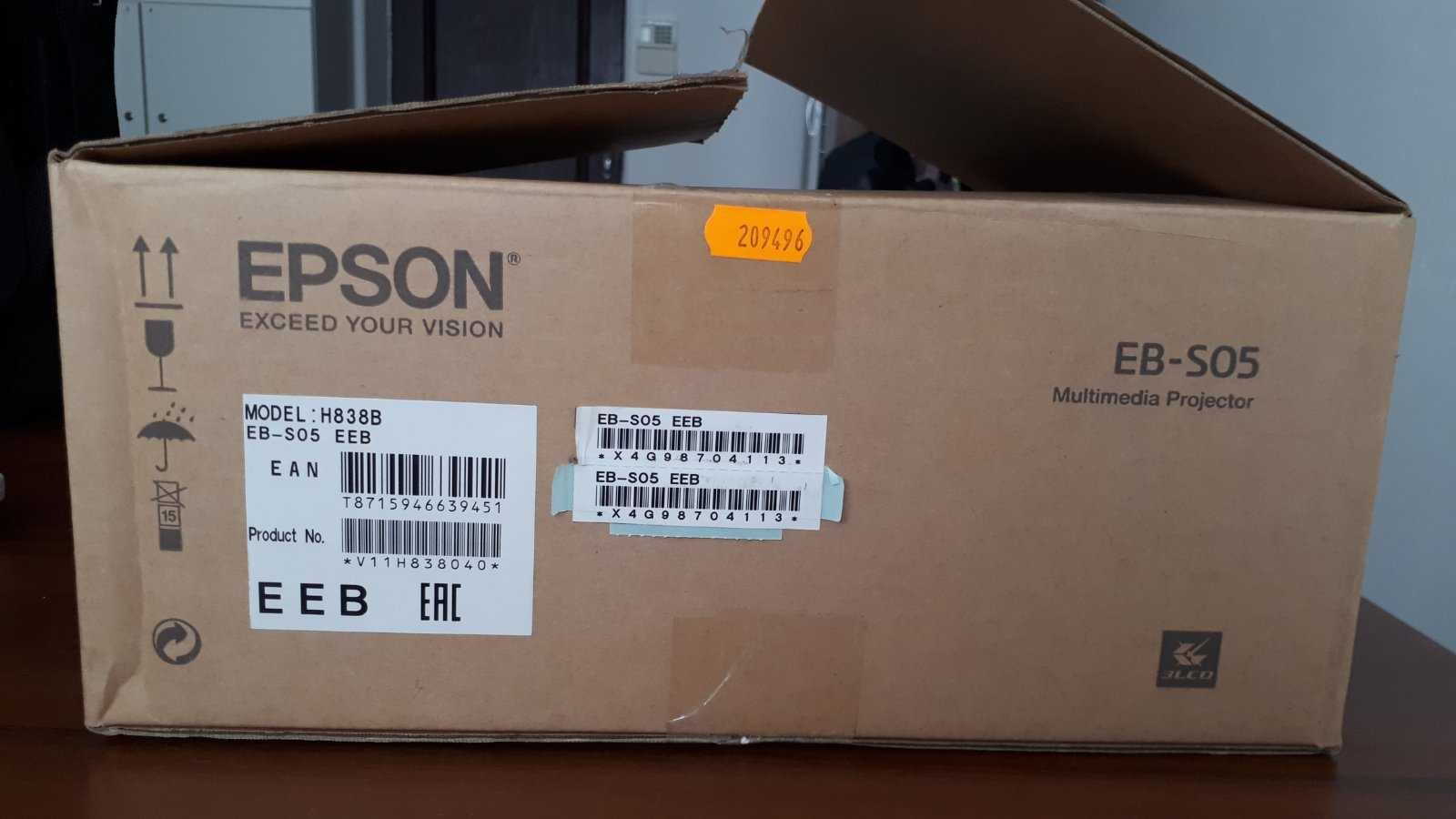 Проектор Epson EB-S05 (V11H838040)