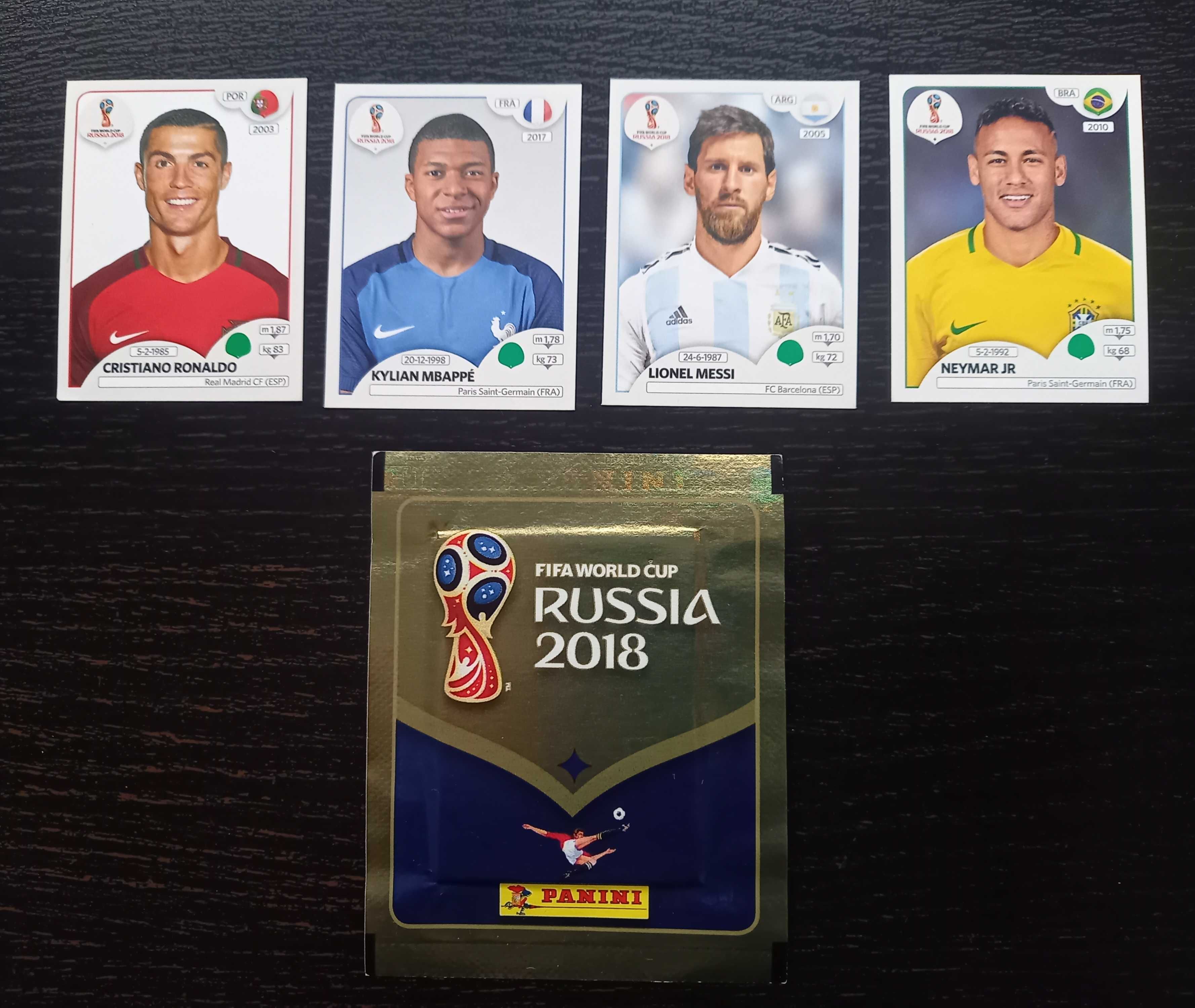 Cromos de futebol World Cup Russia 2018(Pink) da Panini