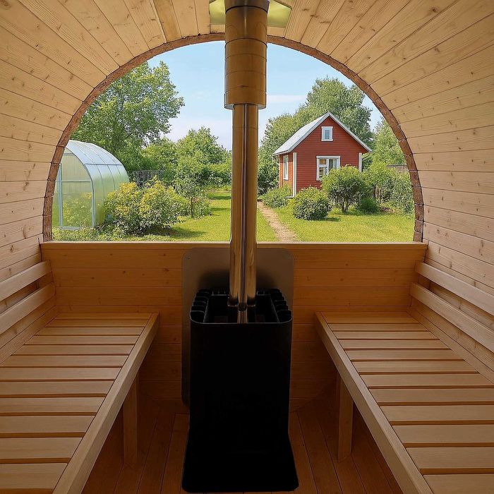 Sauna ogrodowa BECZKA 340 cm do samodzielnego montażu