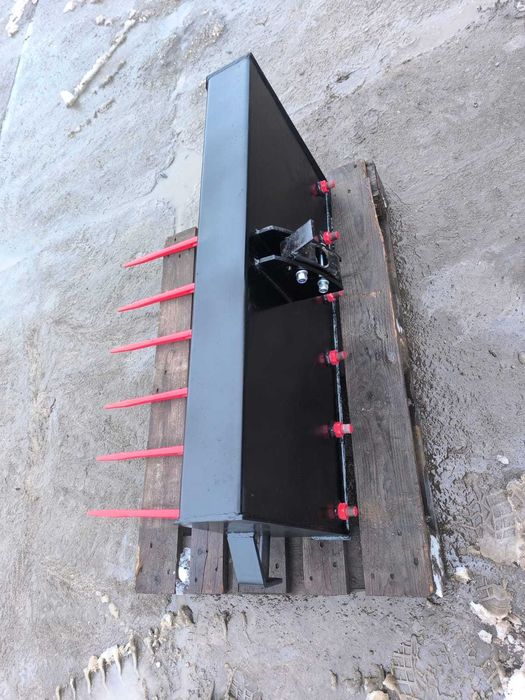 Widły do obornika 104 cm LINKA stary typ zęby kute / euro sms tłok