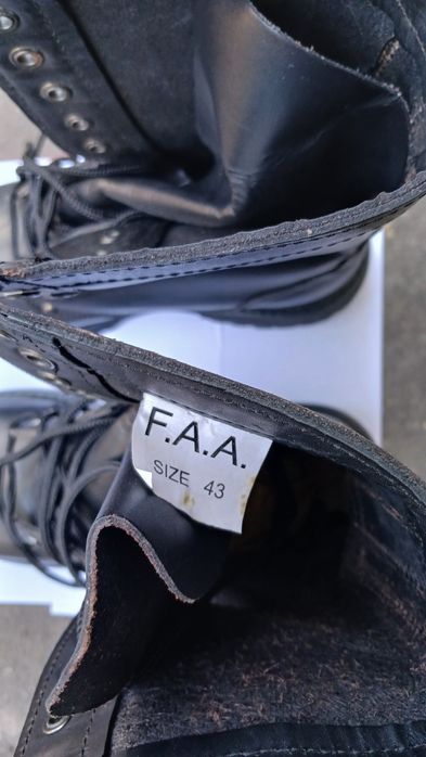 Берцы мужские  кожаные