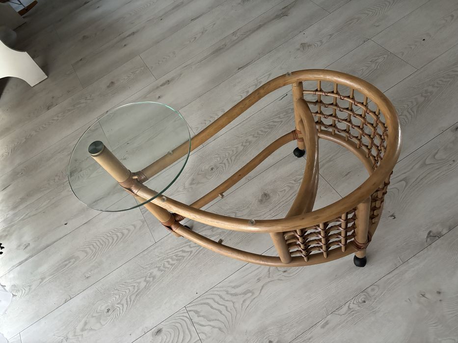 Stolik Ratanowy brak szyby tavolino