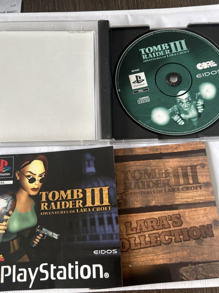 Tomb raider 3 psx ps1 playstation 1