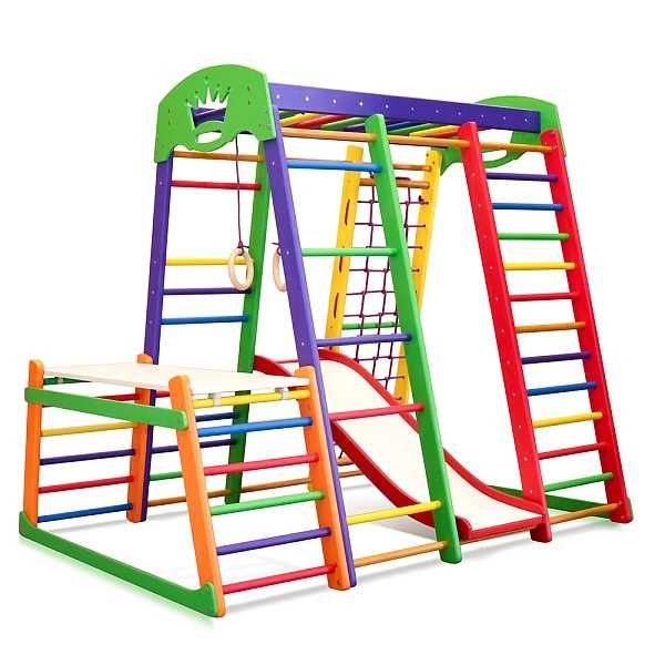 Дитячий спортивний комплекс Акварелька Plus 1-1 з гіркою