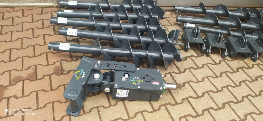 TRAKTORA Wiertnica hydrauliczna glebowa świder ziemi do mini koparka