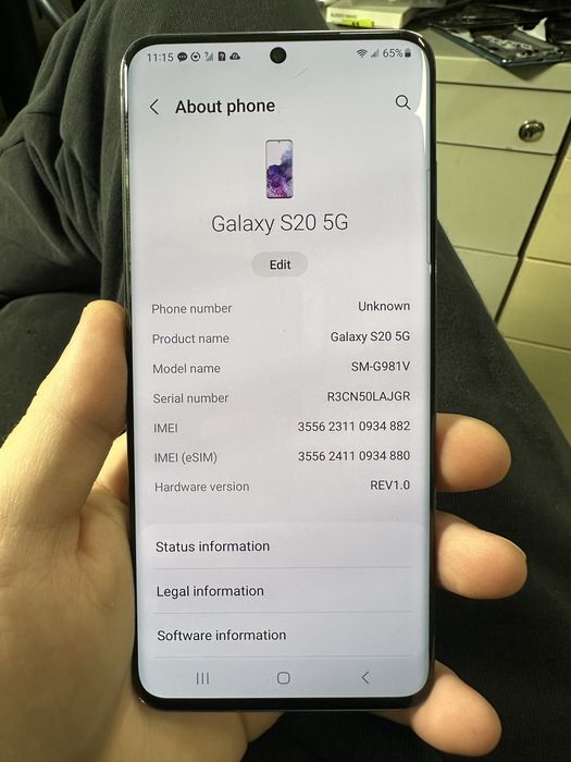 Samsung s20 5g usa