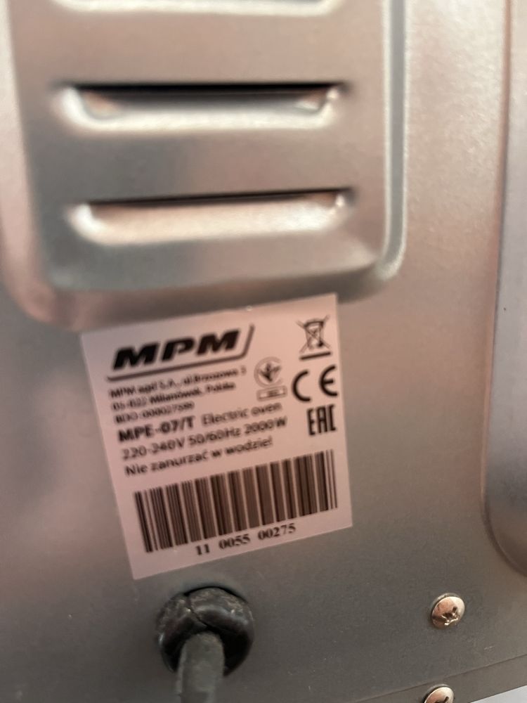 Piekarnik MPM MPE-07/T
