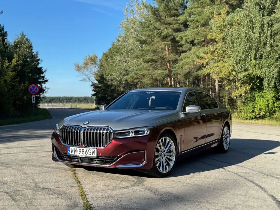 BMW Seria 7 Wentyla/MasażPT Hak MonitoryTył NightVision LaserBMW HeadUp SzyberDach