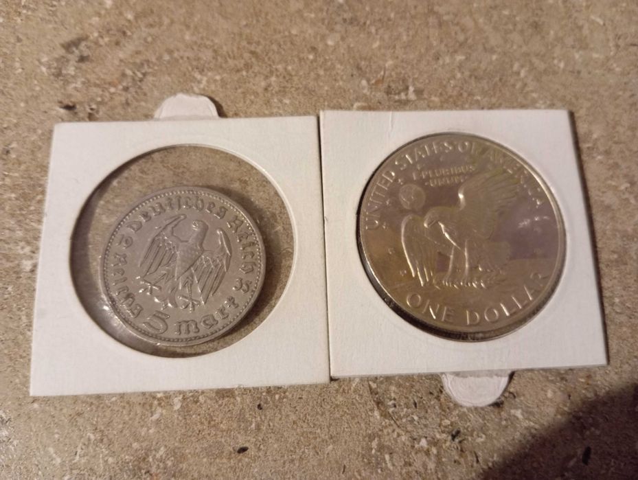 porządki domowe monety srebrne