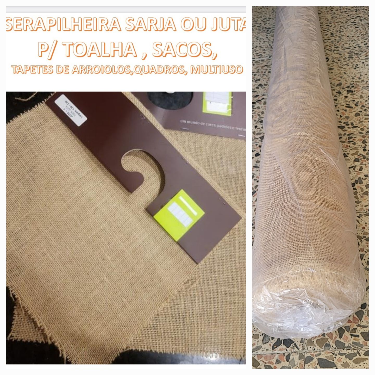Juta ou Serapilheira e Ráfia para artesanato