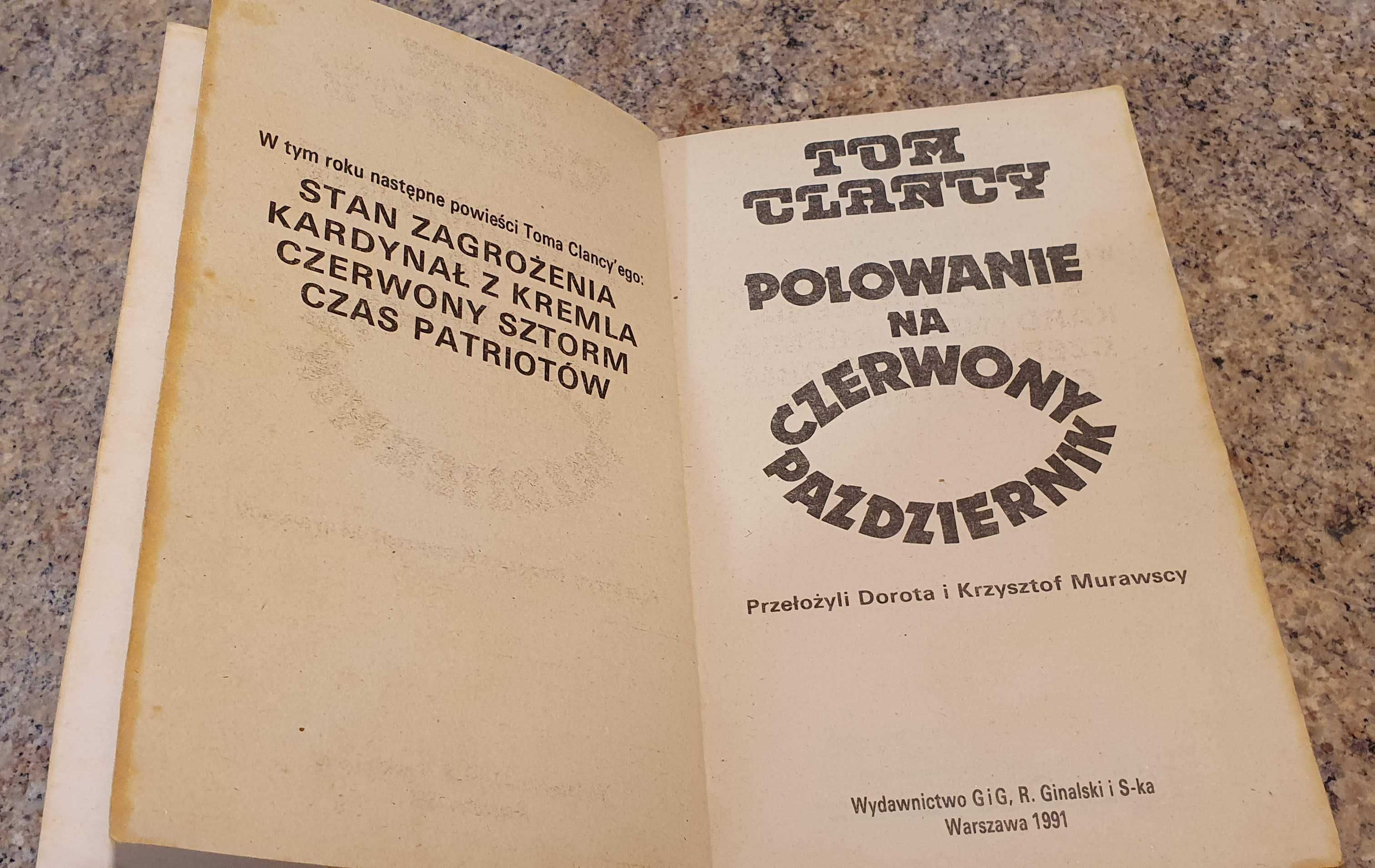 Polowanie na Czerwony Październik Tom Clancy