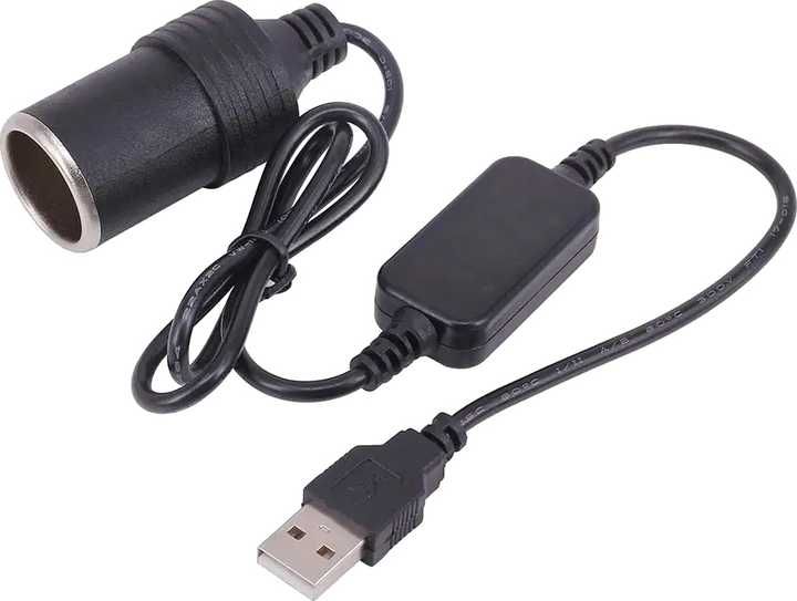 Адаптер-преобразователь XoKo CC-512 из 5 В USB на 12 В прикуривател