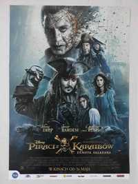 Plakat filmowy oryginalny - Piraci z Karaibów Zemsta Salazara