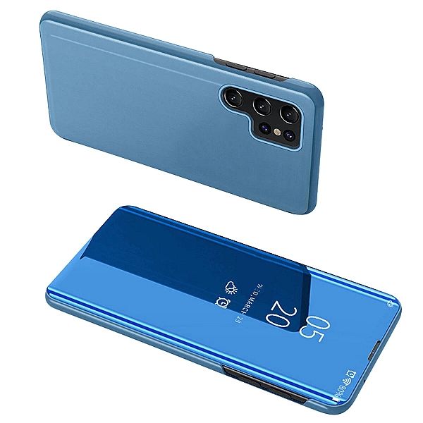 Etui Clear View Case do Xiaomi POCO C65 / Redmi 13C z klapką - niebies