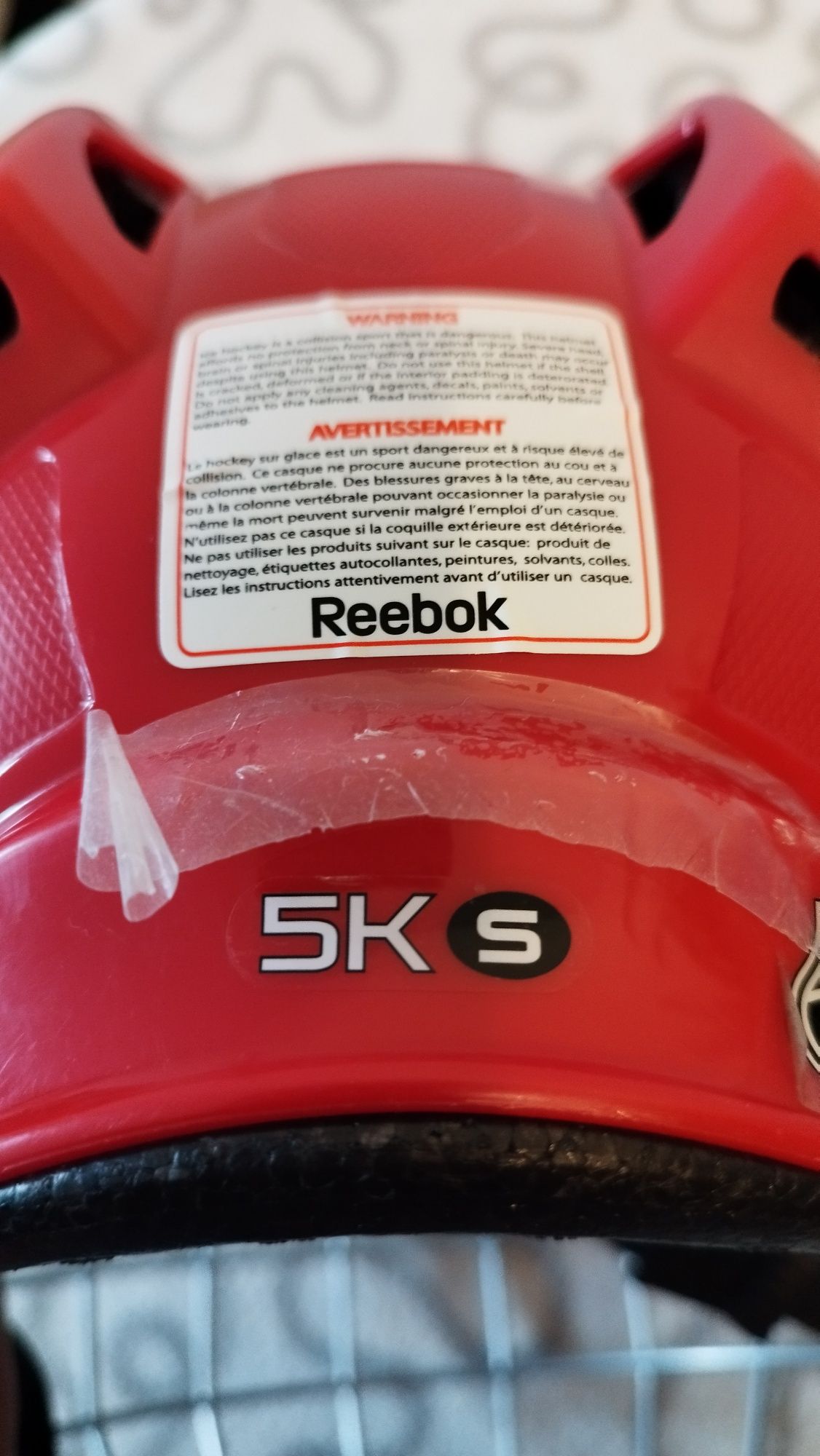 Kask hokejowy Reebok 51-56